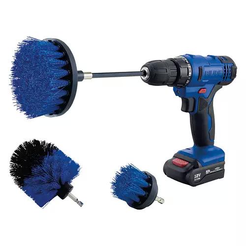 Universal Power Drill Brush Set, Blue