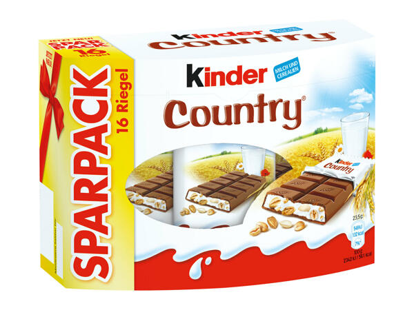 FERRERO Kinder Country, Kinder Riegel oder Duplo Sparpack