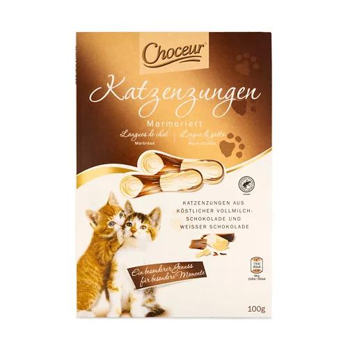 CHOCEUR Katzenzungen, Marmoriert