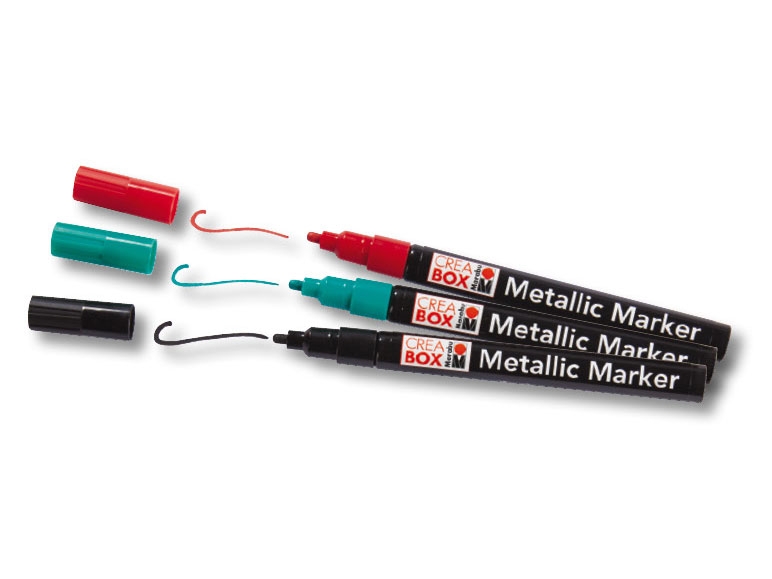 Set de marqueurs peinture brillants/acryliques/pour fenêtre