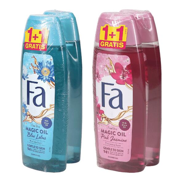 FA(R) 				Gel douche Magic Oil, 2 pcs