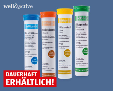 WELL&ACTIVE Brausetabletten