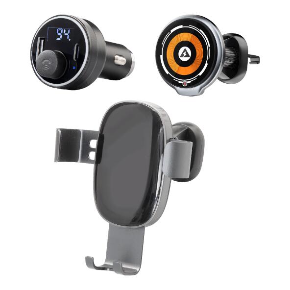 RIDE+GO(R) 				FM-Transmitter, Ladegerät oder Smartphone-Halterung