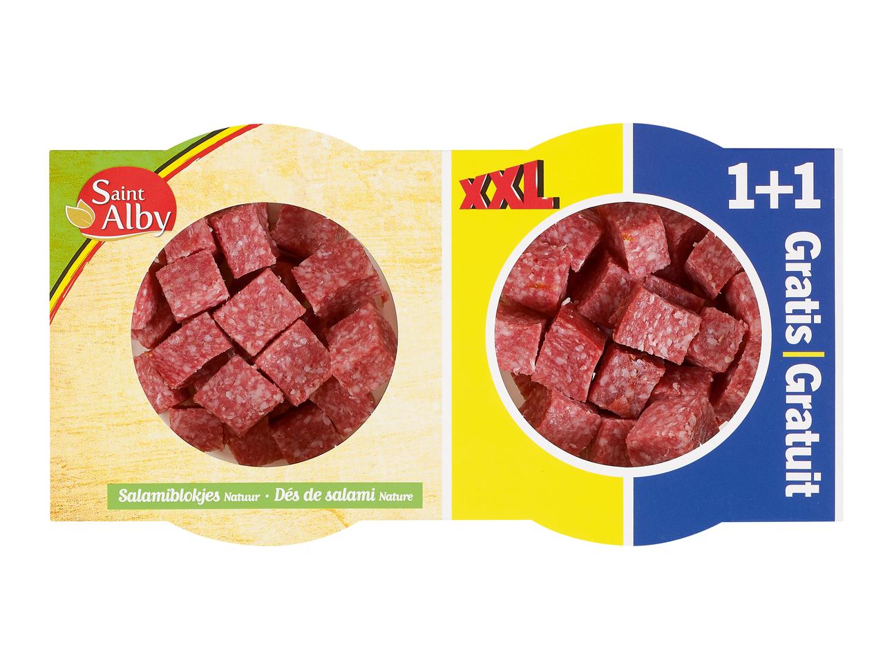 Salamiblokjes