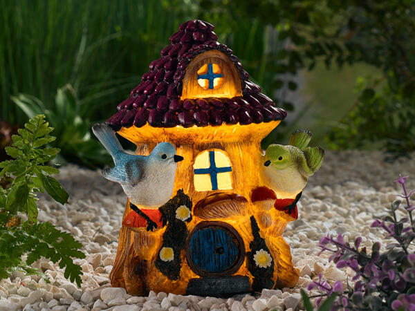MELINERA(R) Hus med solcellelampe