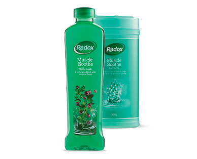 RADOX MUSCLE SOOTHE BATH SOAK OR SALTS 500ML/G