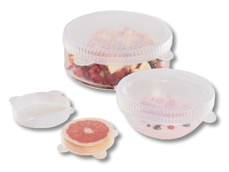 Couvercles en silicone, 4 pièces