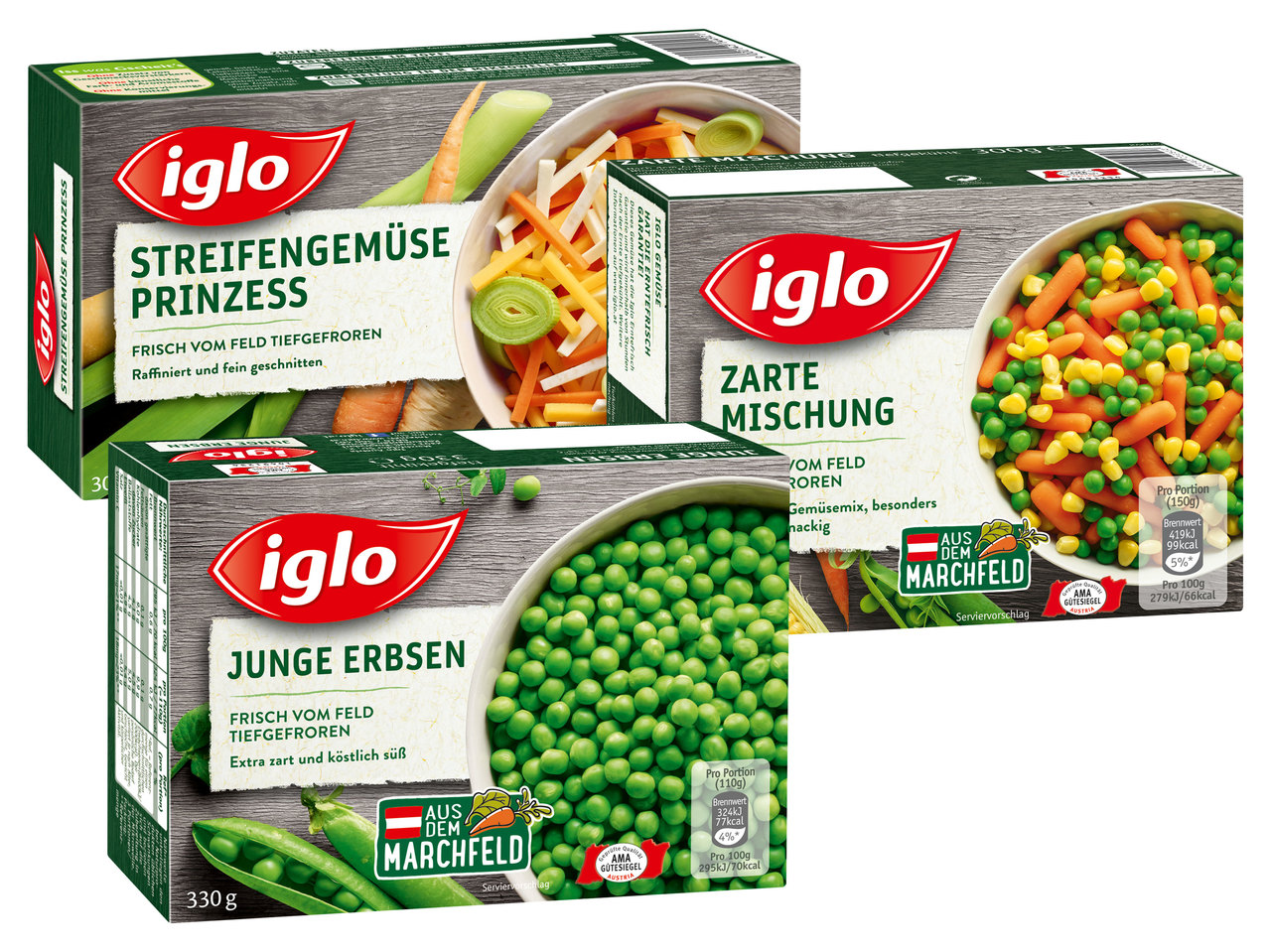 IGLO Gemüse erntefrisch