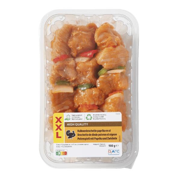 Brochette de dinde, 6 pcs