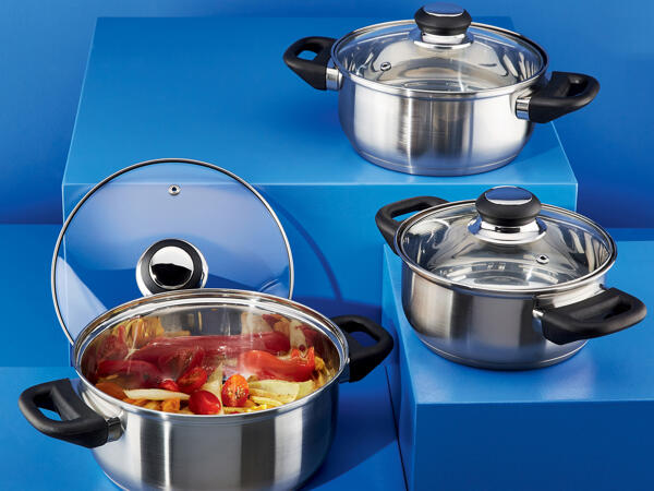 Stainless Steel Pan Set