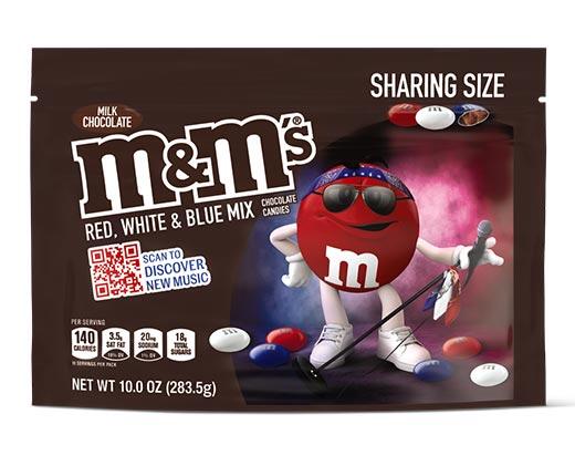M&M's 
 M&M Milk RWB