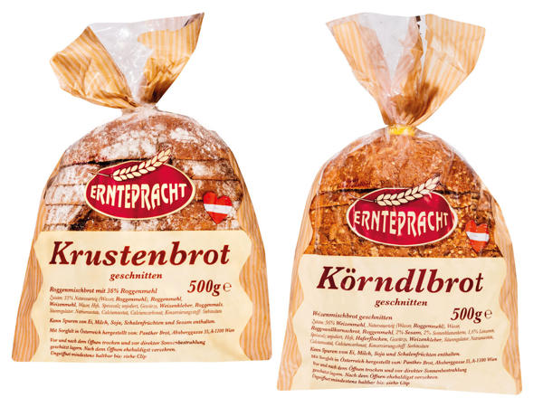 ERNTEPRACHT Krusten- oder Körndlbrot