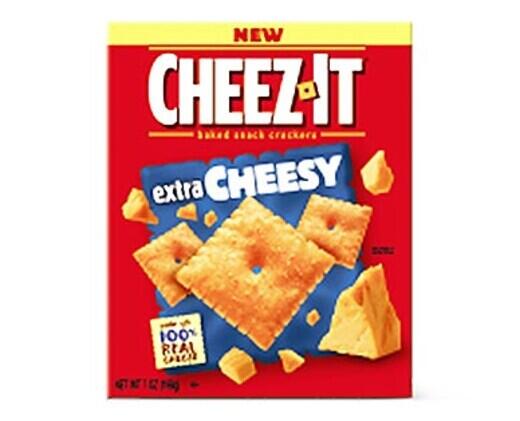 Cheez-It 
 Extra Cheesy or White Cheddar