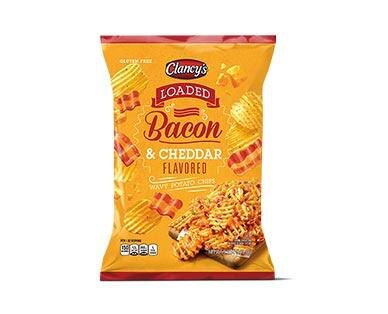 Clancy's Loaded Bacon & Cheddar or Fried Pickle Ranch Wavy Potato Chips