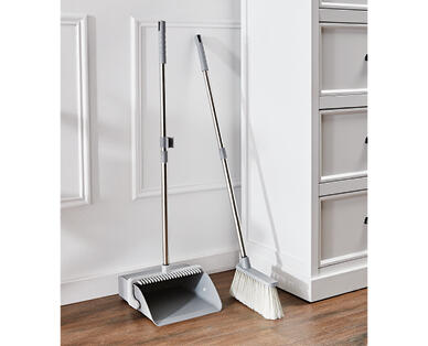 Upright Broom and Dustpan