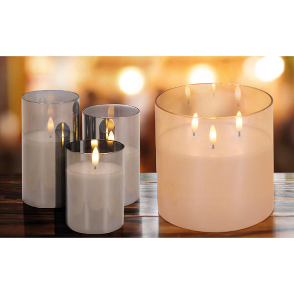 LED-Kerze im Glas