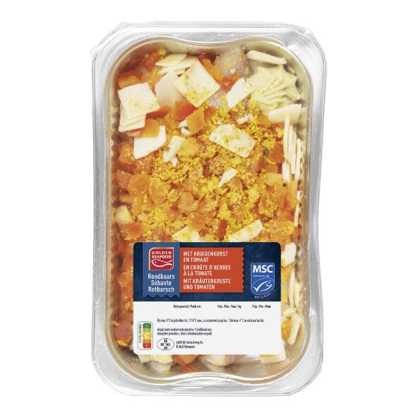 GOLDEN SEAFOOD(R) 				Rotbarsch mit Kräuterkruste und Tomate