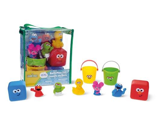 Ginsey Licensed 10pc Bath Toy Set Assorted