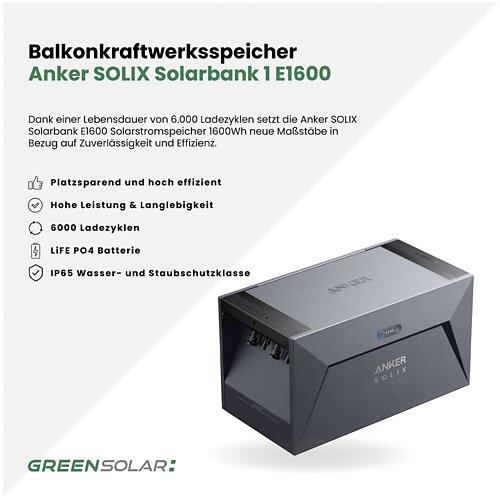 ANKER Solix Solarbank 1 E1600