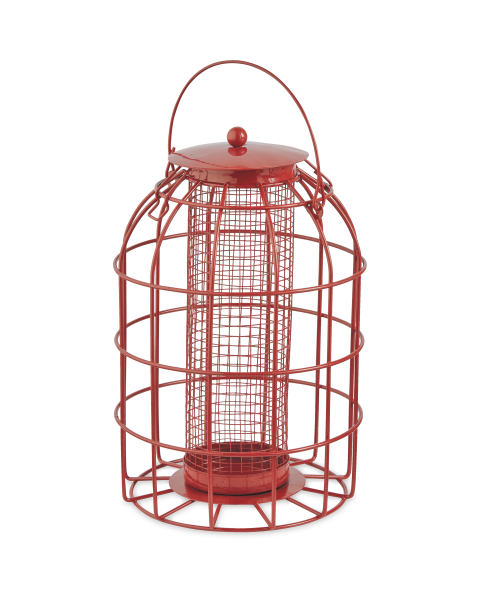 Bird Peanut Feeder Rust