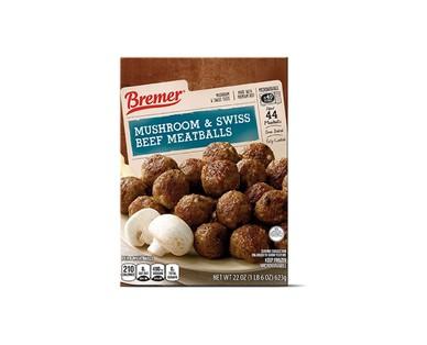 Bremer Buffalo Style Chicken or Mushroom & Swiss Beef Meatballs