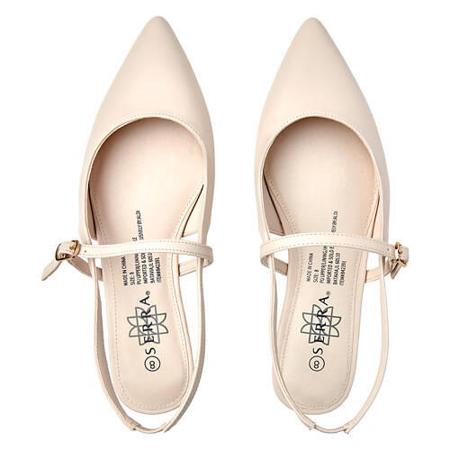 Ladies Flats - Cream, 10