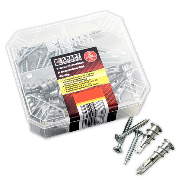 Trockenbauschrauben-/ Anker-Set