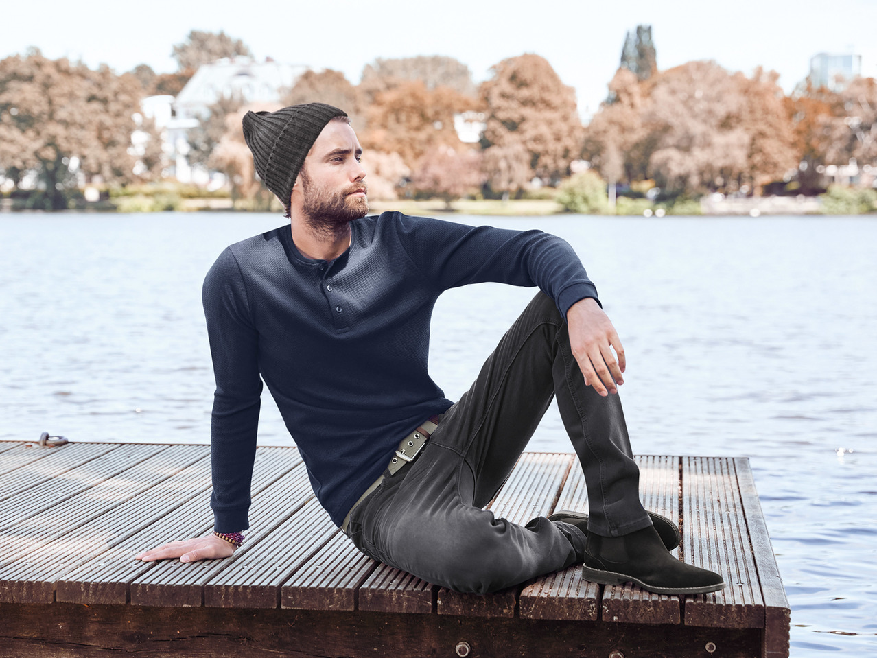 Livergy Men's Long Sleeve Top1
