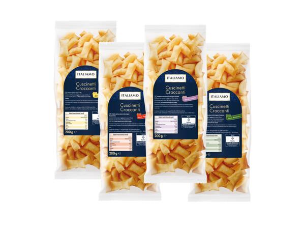 Crunchy cuscinetti snacks