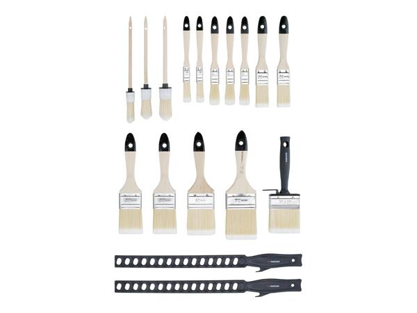 Paintbrush Set, 17 pieces