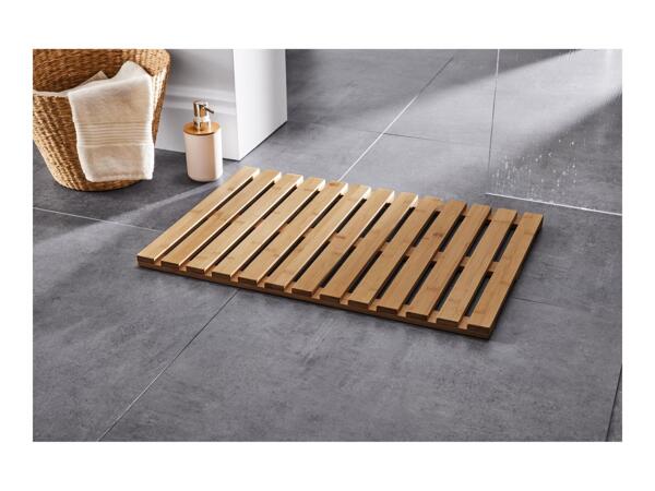 Livarno Home Bamboo Bath Mat/​Bath Tray