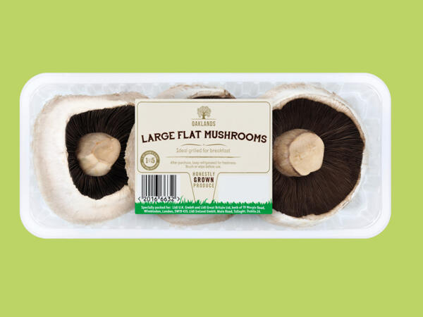Oaklands Large Flat Mushrooms