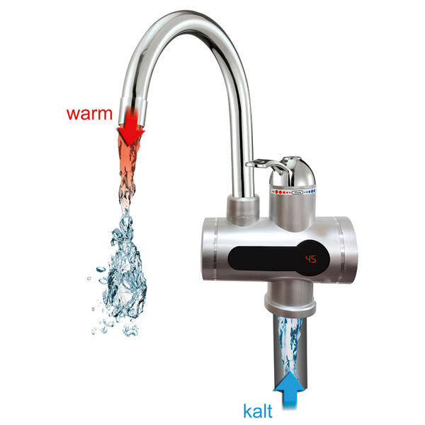2in1 Armatur mit Durchlauferhitzer