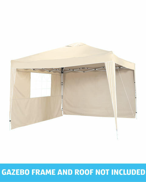 Beige Gazebo Side Panels