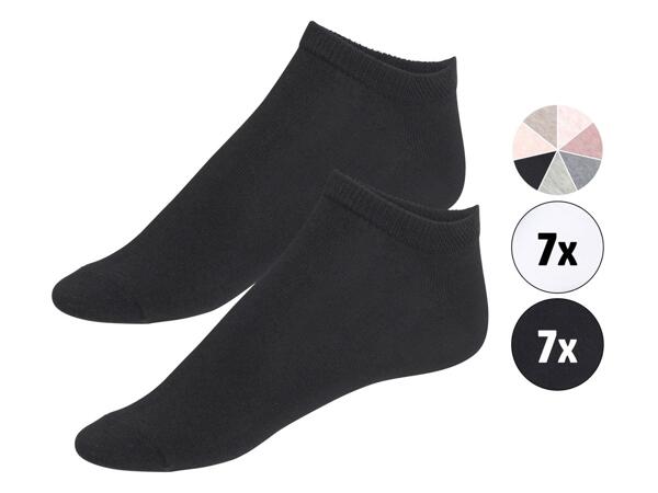 Ladies' trainer socks, 7 pairs