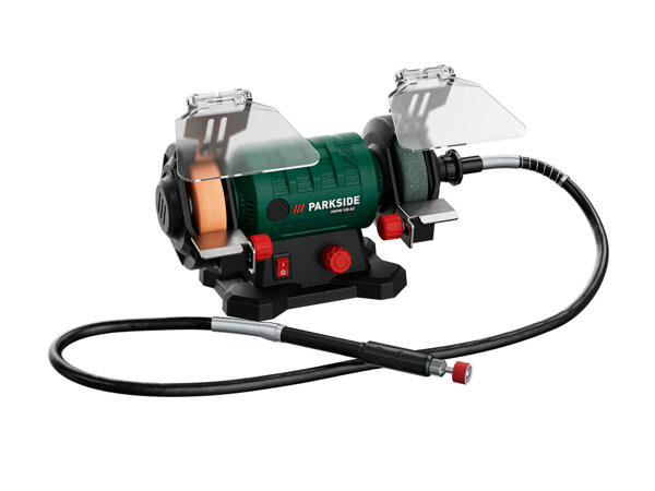 Double Bench Grinder With Flexible Drive Shaft