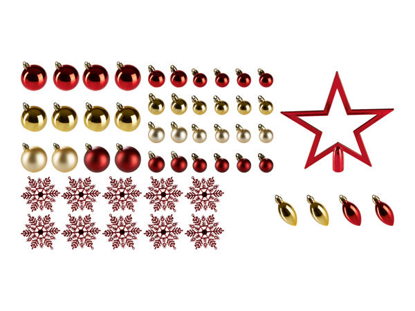 Livarno Home Christmas Tree Decorations - 51 pack