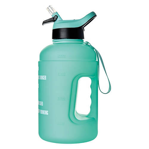 Hydration Tracker Water Bottle, Green
