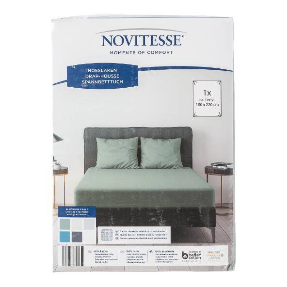 NOVITESSE(R) Satijnen hoeslaken XXL, 2 pers.