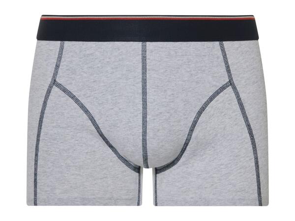 Livergy Men's Navy/Grey Boxers - 3 Pack