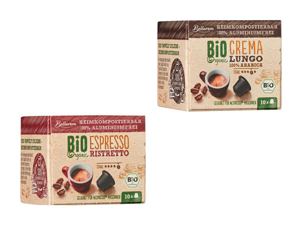 Capsule di caffè compostabili bio