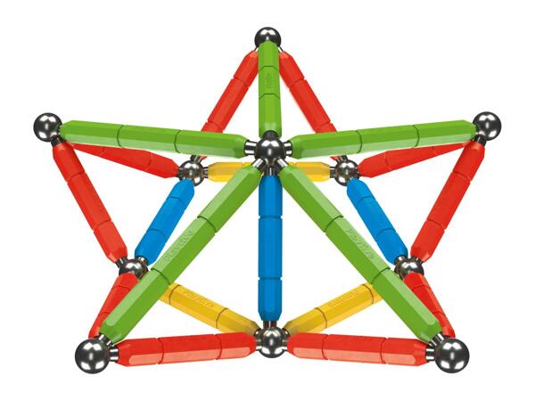 Playtive Multicoloured Magnetic Building Set