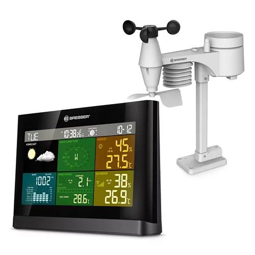 BRESSER 5-in-1 Comfort Wetterstation mit Farbdisplay