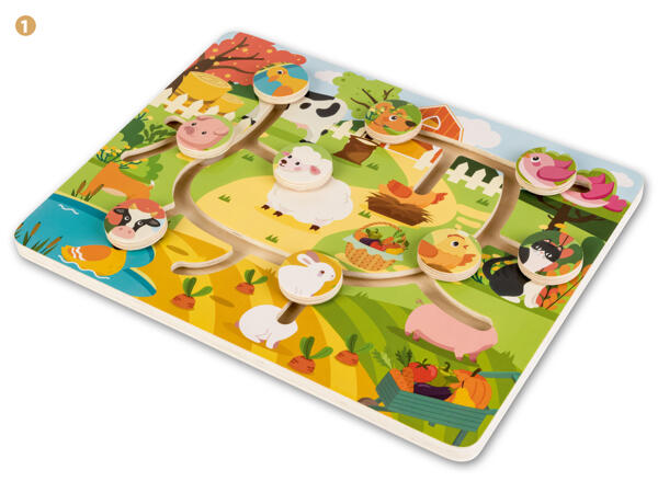 Holz Lern-Puzzle/-Spiel
