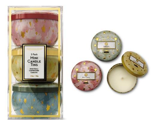 Huntington Home 
 3-Pack Mini Candle Tins