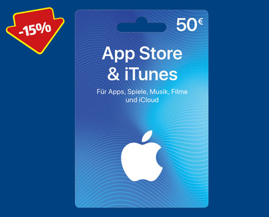 Geschenkkarte für App Store & iTunes
