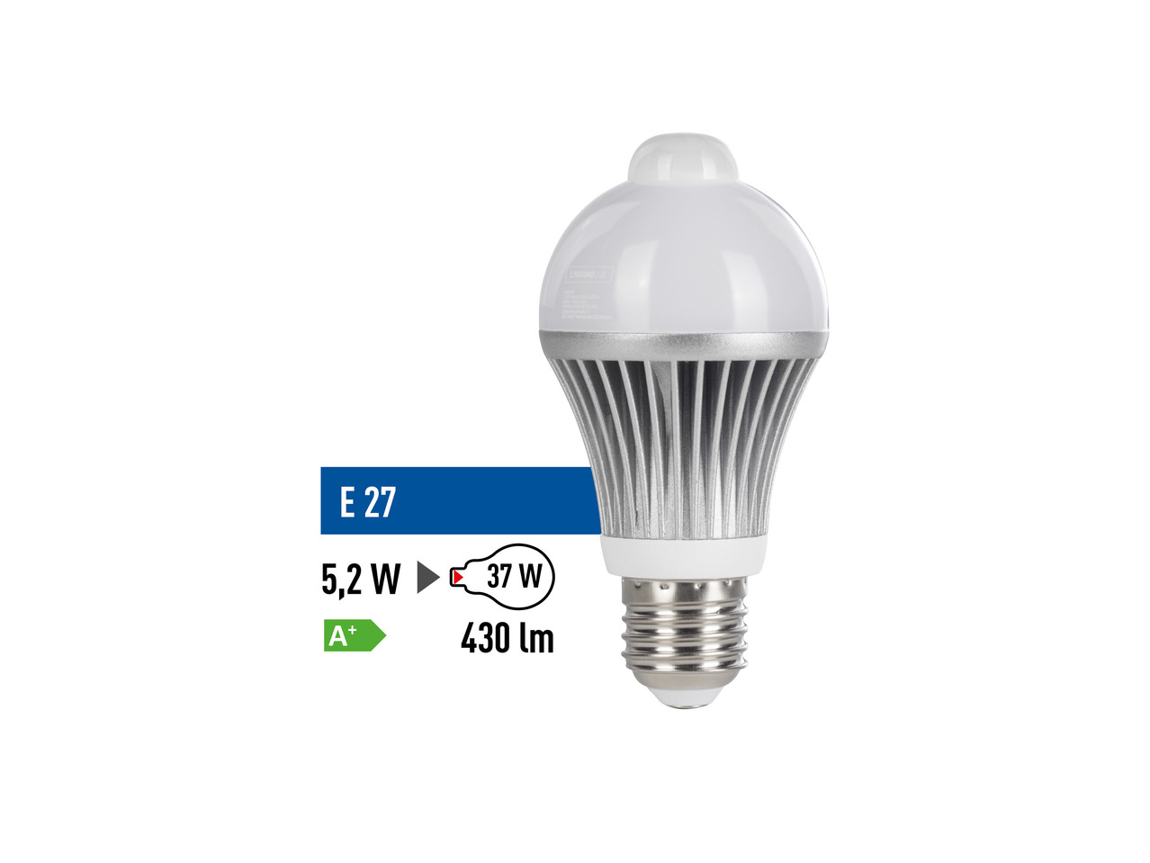 LED žárovka s pohybovým senzorem