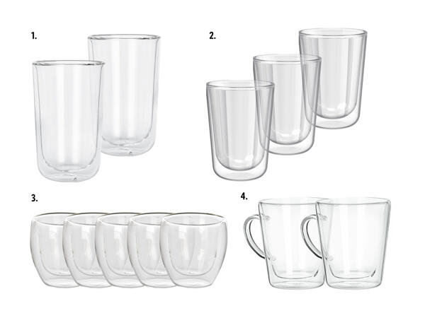 Verres à double paroi