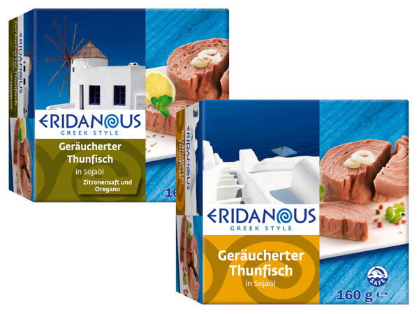 Geräucherter Thunfisch