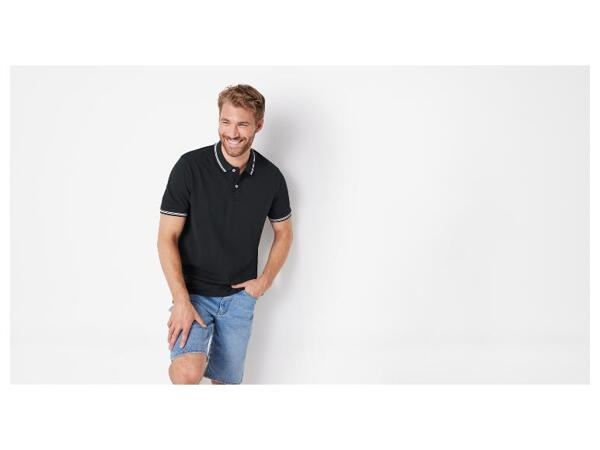 Pánské polotriko "Regular Fit", s kontrastními pruhy
